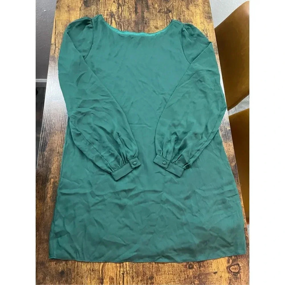 Lulus Status Update Forest Green Shift Dress  Size S - Picture 10 of 11